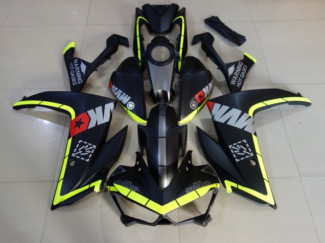 Matt Schwarz & Gelb 2015-2018 R3 Motorrad Verkleidung