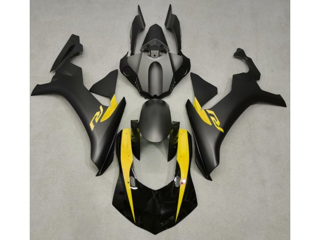 Matt Schwarz & Gelb 2015-2019 R1 Motorrad Verkleidung