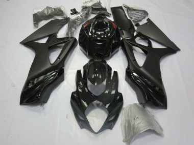 Matt Schwarz Glänzend 2007-2008 GSXR 1000 Motorrad Verkleidung