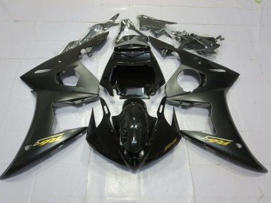 Matt Schwarz Gold 2003-2004 R6 Motorrad Verkleidung
