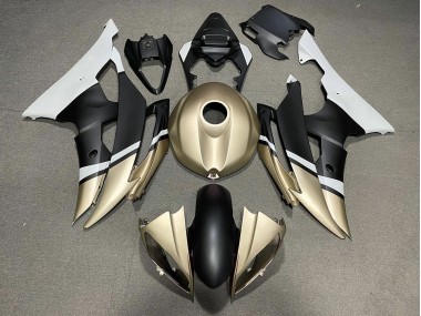 Matt Schwarz & Gold 2008-2016 R6 Motorrad Verkleidung