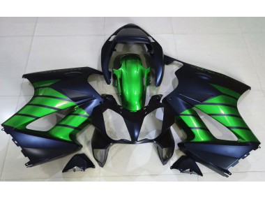 Matt Schwarz & Grün 2002-2012 VFR800 Motorrad Verkleidung