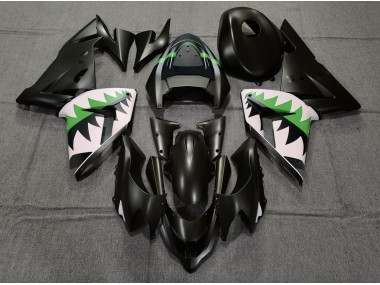 Matt Schwarz & Grün 2004-2005 ZX10R Motorrad Verkleidung