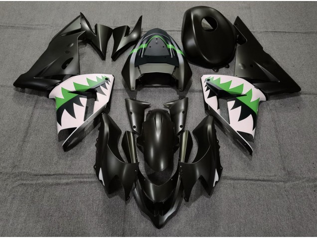 Matt Schwarz & Grün 2004-2005 ZX10R Motorrad Verkleidung