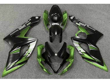 Matt Schwarz & Grün 2005-2006 GSXR 1000 Motorrad Verkleidung