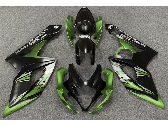 Matt Schwarz & Grün 2005-2006 GSXR 1000 Motorrad Verkleidung
