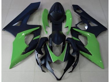 Matt Schwarz & Grün 2005-2006 GSXR 1000 Motorrad Verkleidung