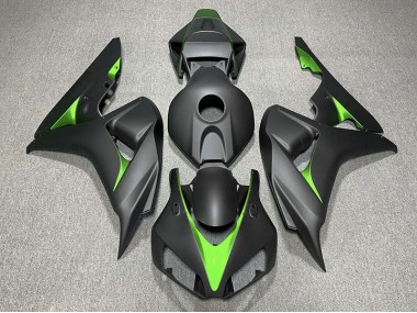 Matt Schwarz & Grün 2006-2007 CBR1000RR Motorrad Verkleidung