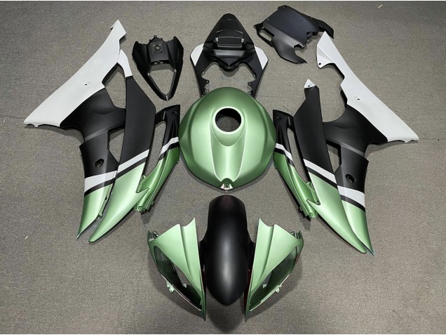 Matt Schwarz & Grün 2008-2016 R6 Motorrad Verkleidung