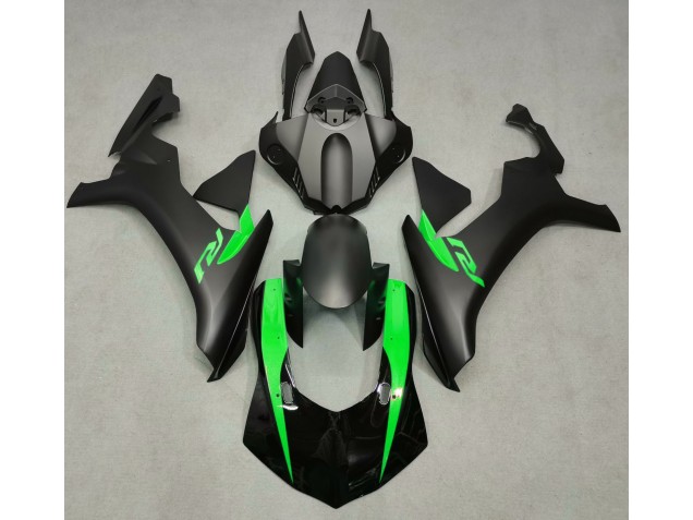 Matt Schwarz & Grün 2015-2019 R1 Motorrad Verkleidung