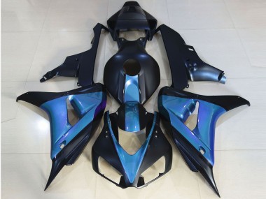 Matt Schwarz & Hellblau 2006-2007 CBR1000RR Motorrad Verkleidung