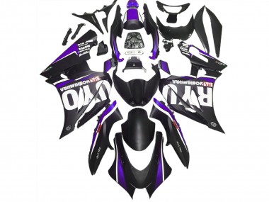 Matt Schwarz & Lila 2017-2023 GSXR 1000 Motorrad Verkleidung