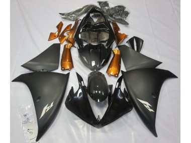 Matt Schwarz & Orange 2009-2011 R1 Motorrad Verkleidung