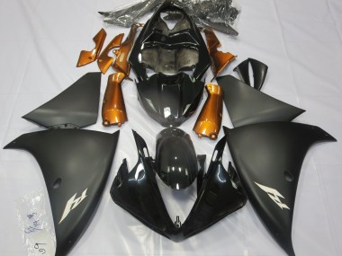 Matt Schwarz & Orange 2009-2011 R1 Motorrad Verkleidung