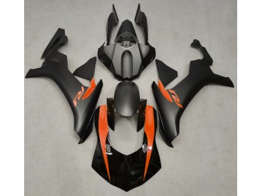Matt Schwarz & Orange 2015-2019 R1 Motorrad Verkleidung