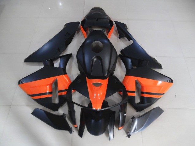 Matt Schwarz & Orange Glänzend 2005-2006 CBR600RR Motorrad Verkleidung