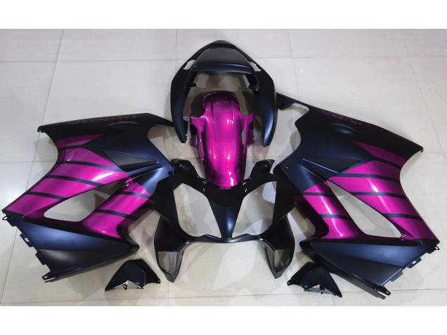 Matt Schwarz & Pink 2002-2012 VFR800 Motorrad Verkleidung