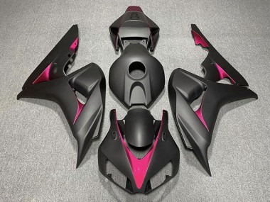 Matt Schwarz & Pink 2006-2007 CBR1000RR Motorrad Verkleidung