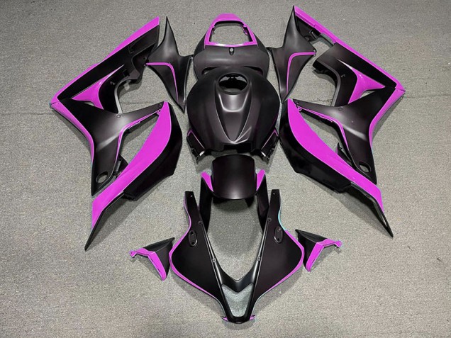 Matt Schwarz & Pink 2007-2008 CBR600RR Motorrad Verkleidung