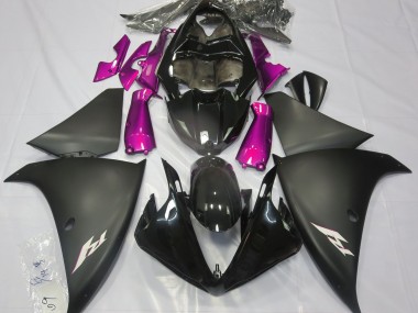 Matt Schwarz & Pink 2009-2011 R1 Motorrad Verkleidung