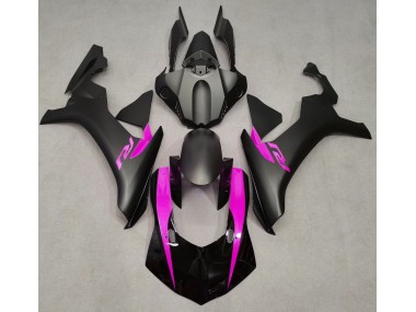 Matt Schwarz & Pink 2015-2019 R1 Motorrad Verkleidung