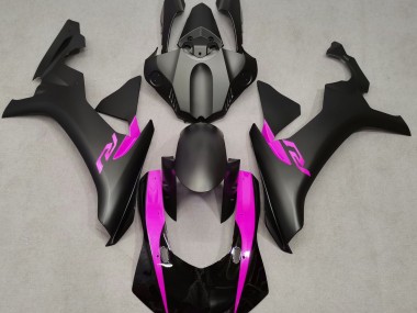 Matt Schwarz & Pink 2015-2019 R1 Motorrad Verkleidung