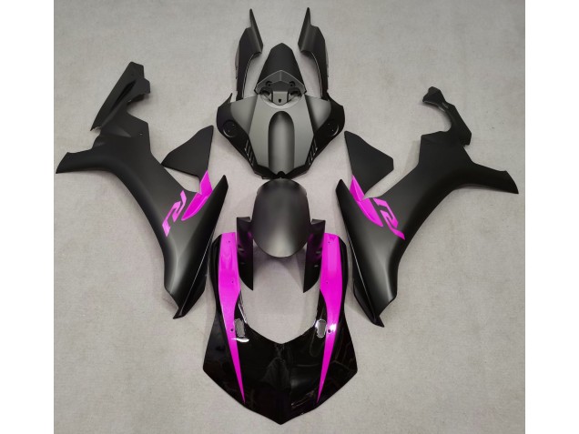 Matt Schwarz & Pink 2015-2019 R1 Motorrad Verkleidung