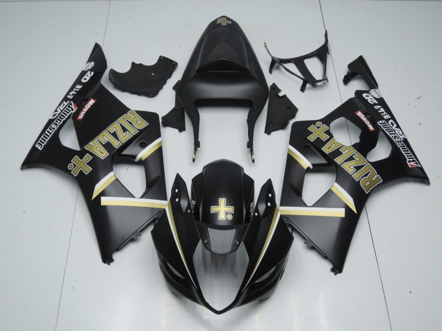 Matt Schwarz Rizla 2003-2004 GSXR 1000 Motorrad Verkleidung