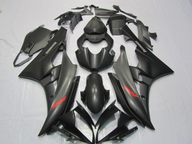 Matt Schwarz-Rot Aufkleber 2006-2007 R6 Motorrad Verkleidung