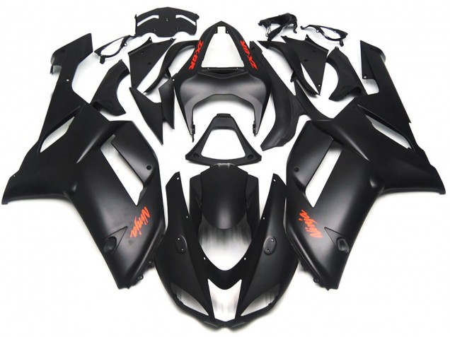 Matt Schwarz-Rot Aufkleber 2007-2008 ZX6R Motorrad Verkleidung