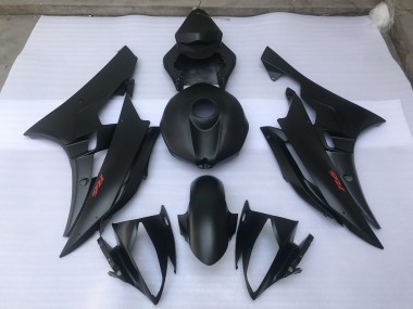 Matt Schwarz Schlicht 2006-2007 R6 Motorrad Verkleidung