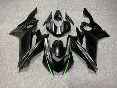 Matt Schwarze & Grüne Akzente 2017-2021 R6 Motorrad Verkleidung
