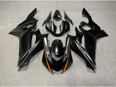 Matt Schwarze & Orange Akzente 2017-2021 R6 Motorrad Verkleidung