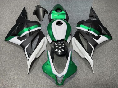 Matt Schwarzer & Grüner Stern 2009-2012 CBR600RR Motorrad Verkleidung
