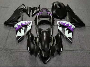 Matt Schwarzer & Violetter Hai 2004-2005 ZX10R Motorrad Verkleidung