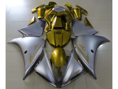 Matt Silber & Gold 2009-2011 R1 Motorrad Verkleidung