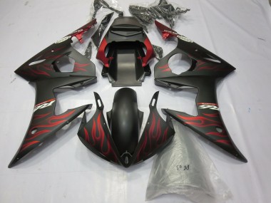 Mattrot Flamme 2003-2004 R6 Motorrad Verkleidung