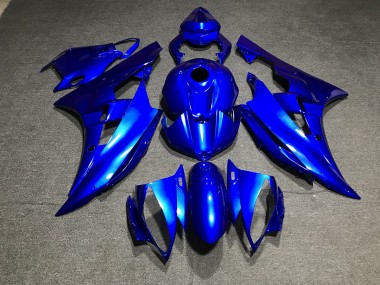 Metallic Blau Schlicht 2006-2007 R6 Motorrad Verkleidung