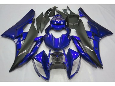 Metallic Blau & Schwarz 2006-2007 R6 Motorrad Verkleidung