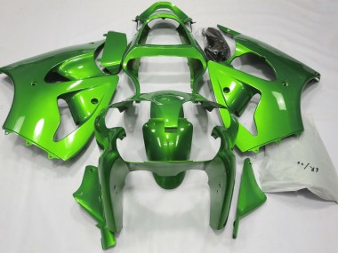 Metallic Grün 2000-2002 ZX6R Motorrad Verkleidung