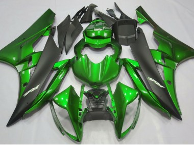 Metallic Grün & Schwarz 2006-2007 R6 Motorrad Verkleidung