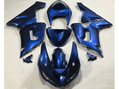 Metallicblau 2005-2006 ZX6R Motorrad Verkleidung