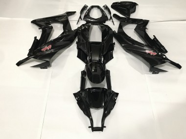 Metallicschwarz 2009-2012 ZX6R Motorrad Verkleidung
