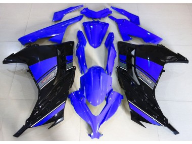 Mitternachtsblau & Schwarz 2013-2018 Ninja 300 Motorrad Verkleidung