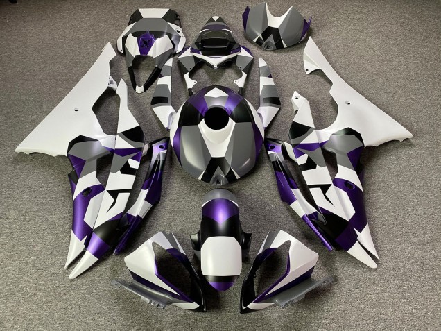 Mystischer Lila Schnee Tarnung 2008-2016 R6 Motorrad Verkleidung