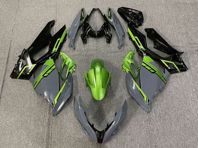 Nardo Grau & Grün 2018-2023 Ninja 400 Motorrad Verkleidung