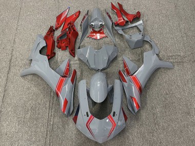 Nardo Grau & Rot Akzente 2015-2019 R1 Motorrad Verkleidung