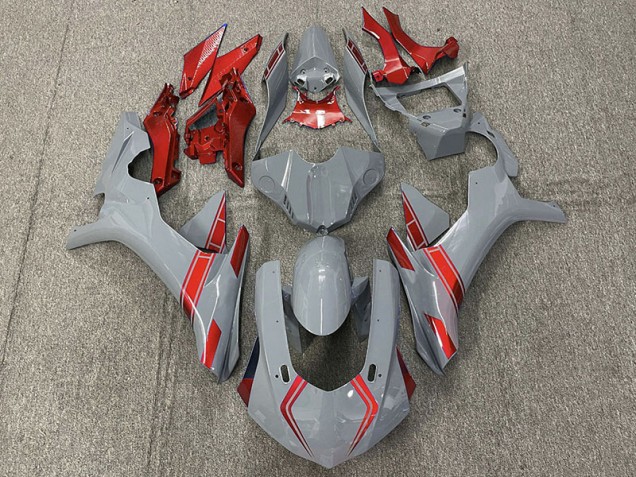 Nardo Grau & Rot Akzente 2015-2019 R1 Motorrad Verkleidung