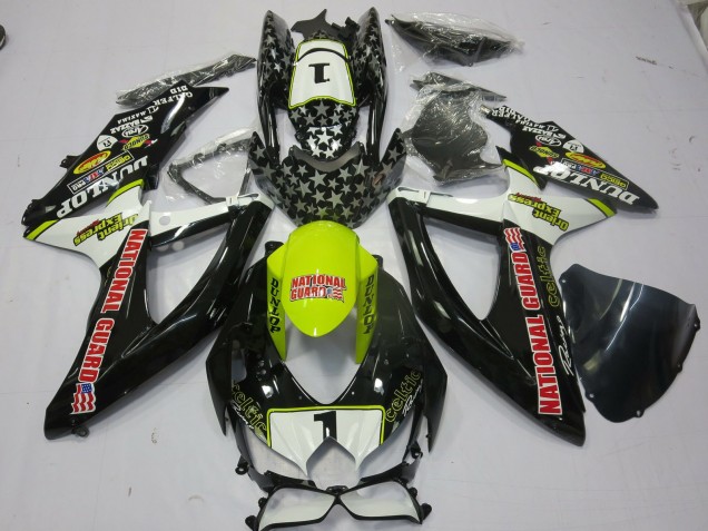National Guard 2008-2010 GSXR 600-750 Motorrad Verkleidung