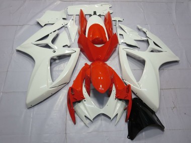 Orange & Weiß 2006-2007 GSXR 600-750 Motorrad Verkleidung